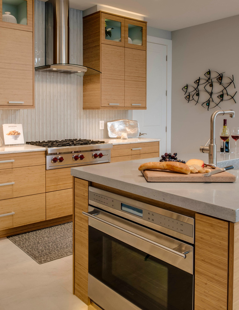 Example of a trendy kitchen design in Baltimore