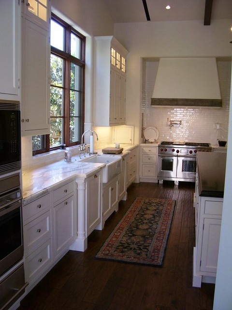 A White Inset Kitchen - Traditional - Kitchen - Las Vegas - by ...