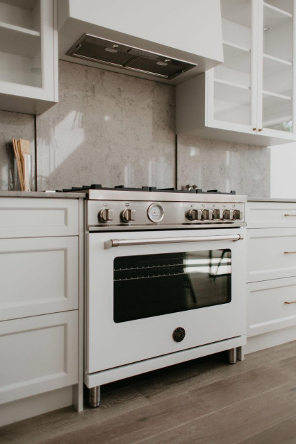 A White Kitchen by Yeg Infill - Contemporary - Kitchen - Edmonton - by ...