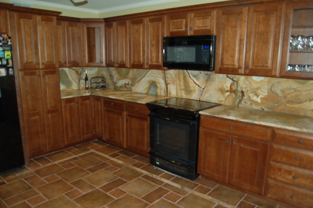 kitchen sink at abruzzi stone and tile