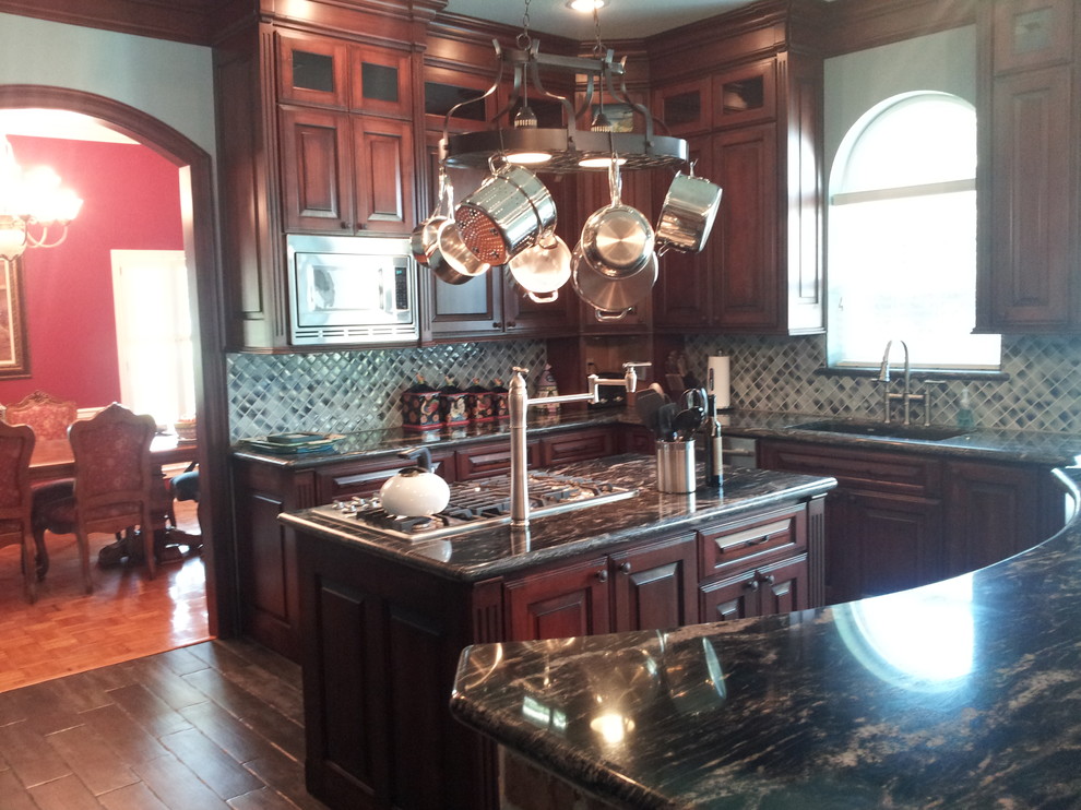 Acadian Style Mediterranean Kitchen Austin by HouseCalls