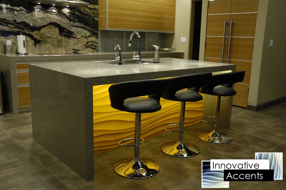 Accent wall ideas - Modern - Kitchen - New York - by Innovative Accents