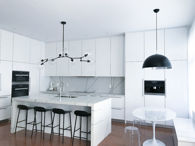 cool white kitchens