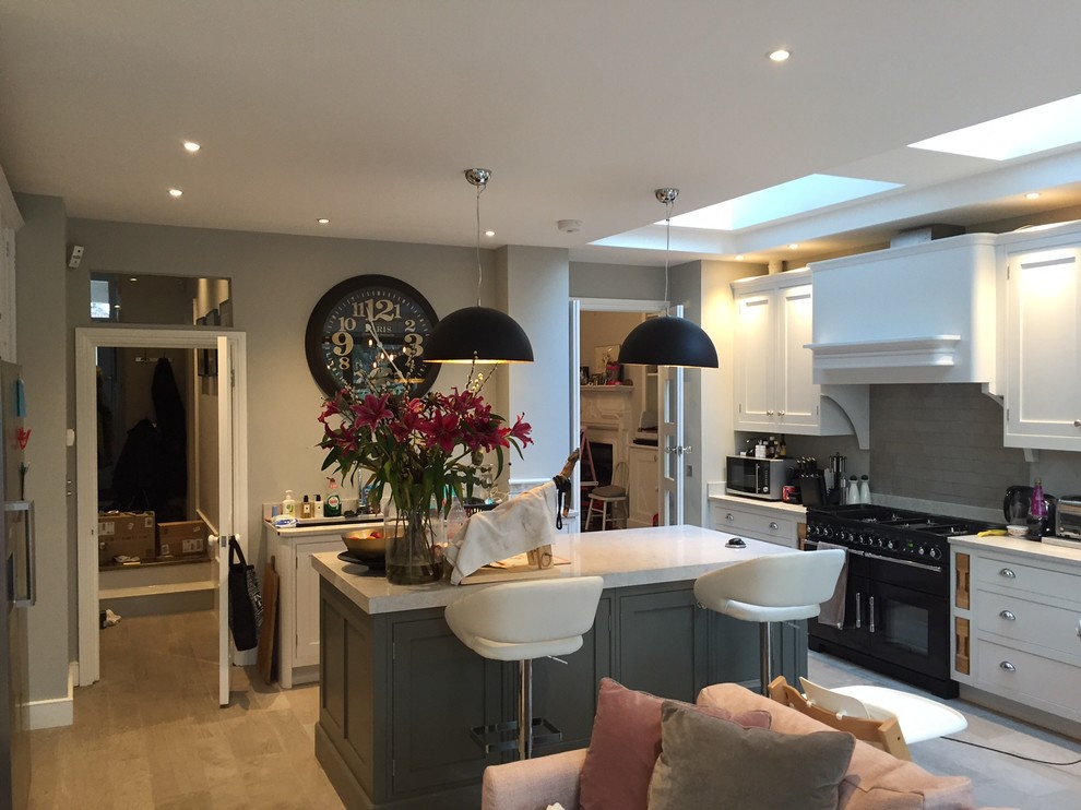 Acton W3 Victorian Kitchen London by User Houzz
