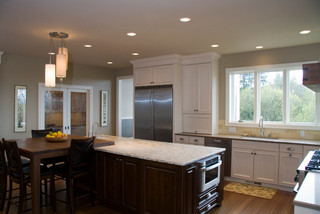 Adding Class To A 90 S House American Traditional Kitchen Other By Suzie Atkin Intentional Design Houzz