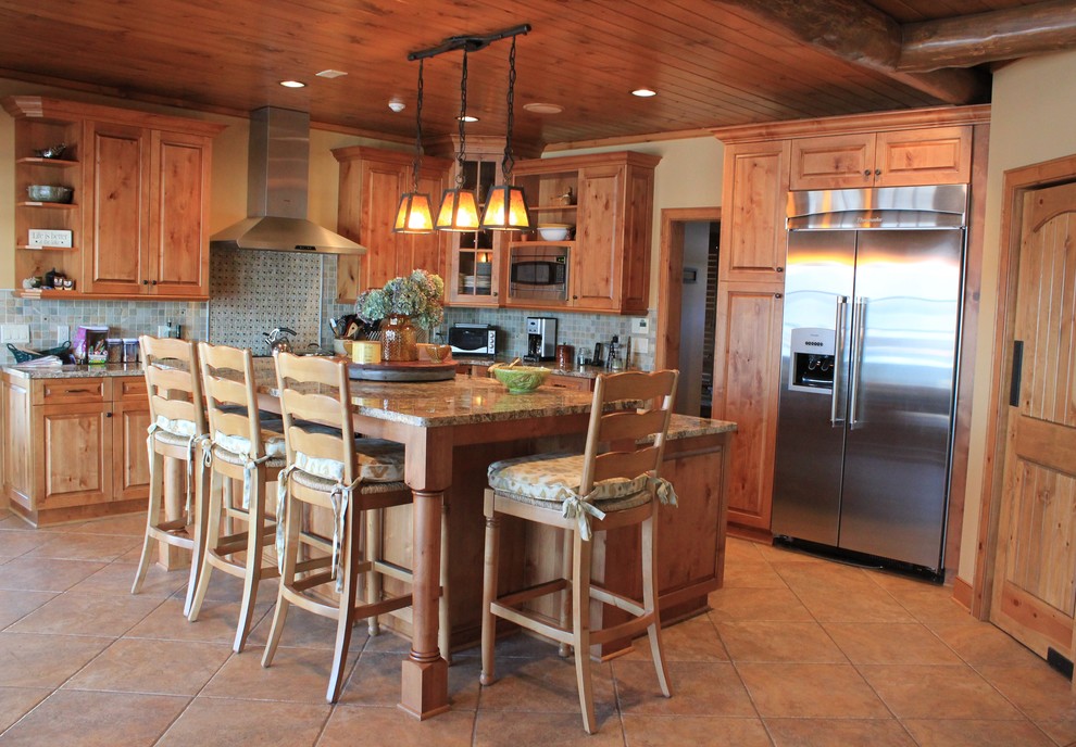 Adirondack retreat Rustic Kitchen Boston by Howland