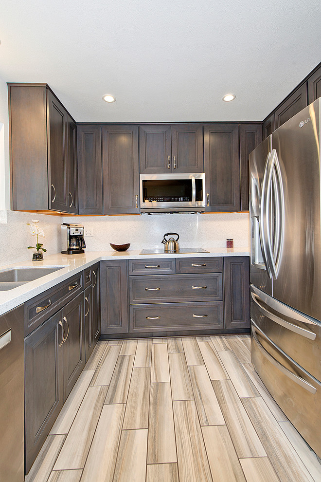 Africa White Maple Kitchen Contemporary Kitchen San Diego by