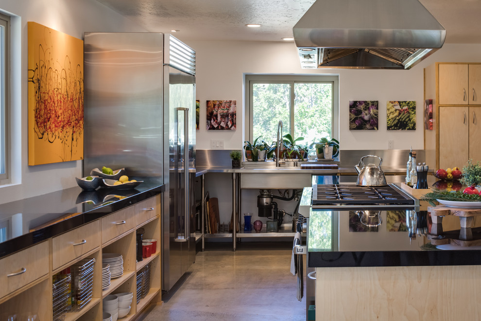 Design ideas for an urban kitchen in San Diego.