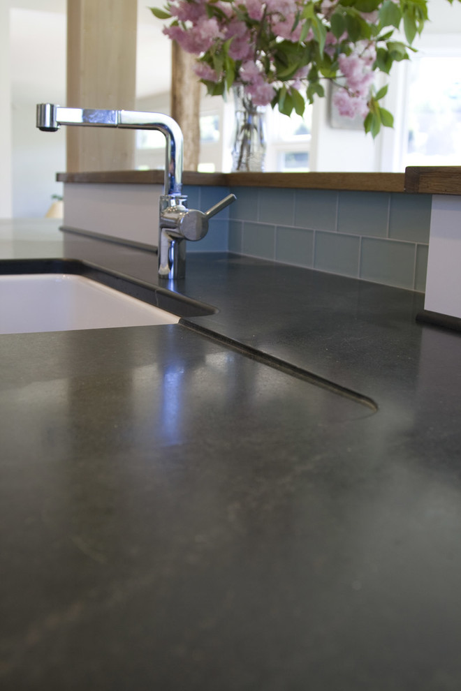 Alberene Soapstone Rustic Kitchen DC Metro by Imagine Surfaces