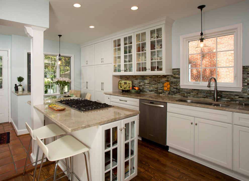 Alexandria Cozy White Kitchen Traditional Kitchen DC Metro by