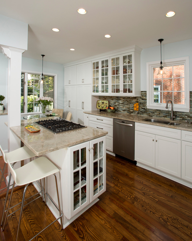 Alexandria Cozy White Kitchen Traditional Kitchen DC Metro by