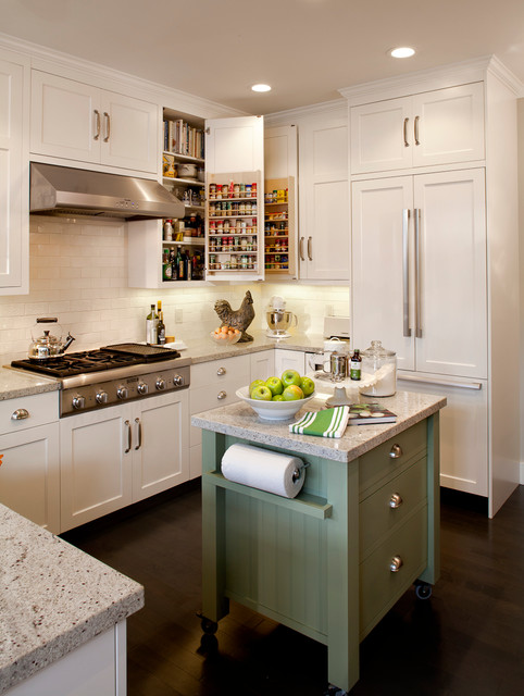 Kitchen Details: Out-of-Sight Paper Towel Holder