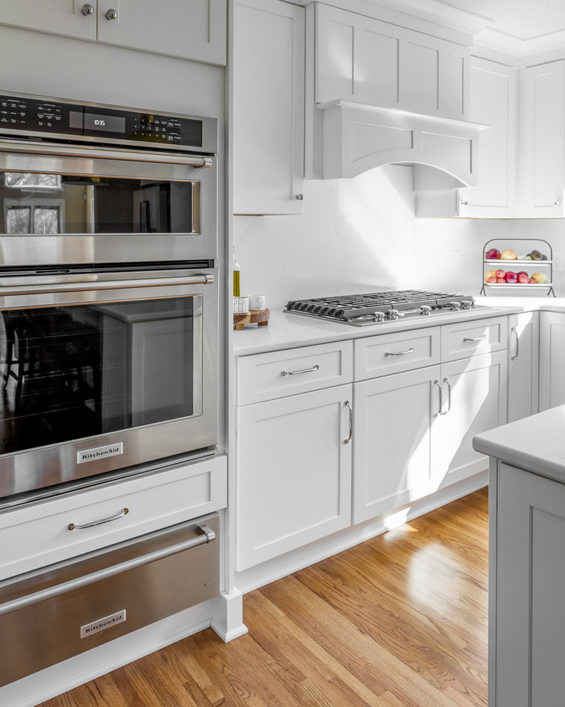 All White Kitchen Remodel Kitchen Other By Waukee Cabinetworks Houzz