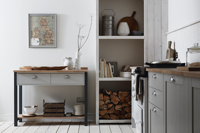 Allendale Dove Grey Shaker Style Kitchen - Traditional ...