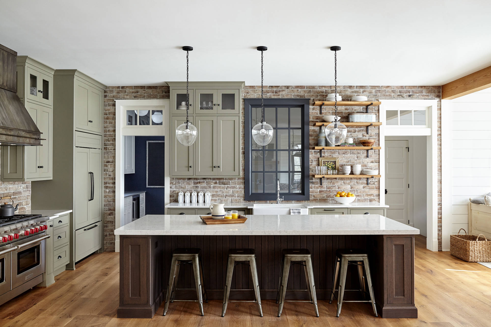 75 Beautiful Farmhouse Kitchen Design Ideas & Pictures | Houzz