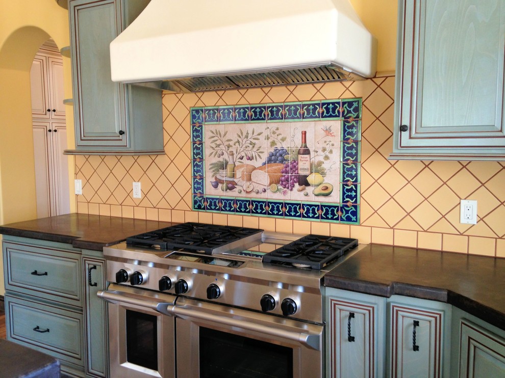 Allison S Lyman S Cherub Wine And Cheese Hand Painted Tiles Kitchen Backsplash Hand Painted Tile Murals Glass Porcelain By Julia Img~8951d9560207d05e 9 8164 1 Df7675a 