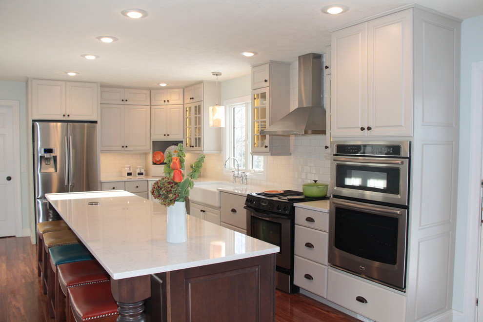 Almost White - Traditional - Kitchen - Omaha - by Merritt ...