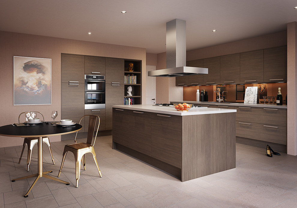 Alpine Graphite Contemporary Kitchen Other By Magnet Kitchens Houzz
