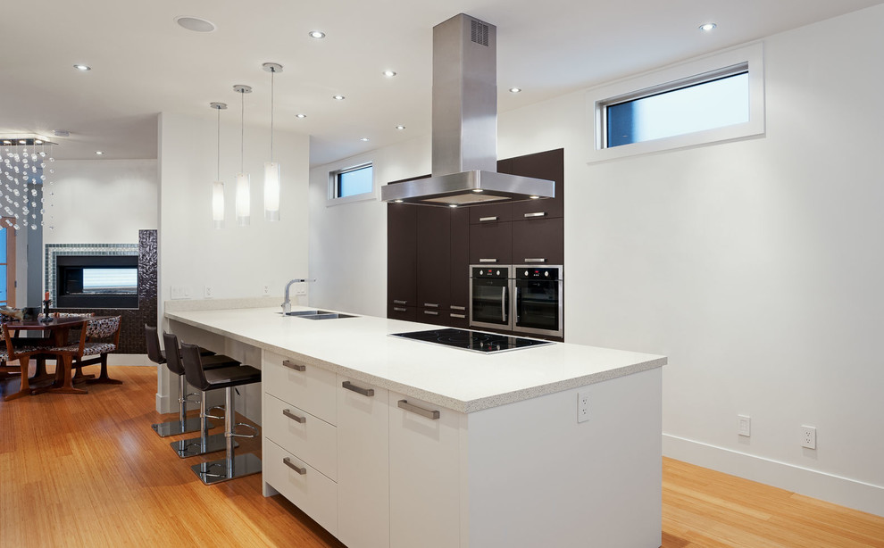 Altadore Modern Kitchen Calgary by Rational Kitchens Calgary