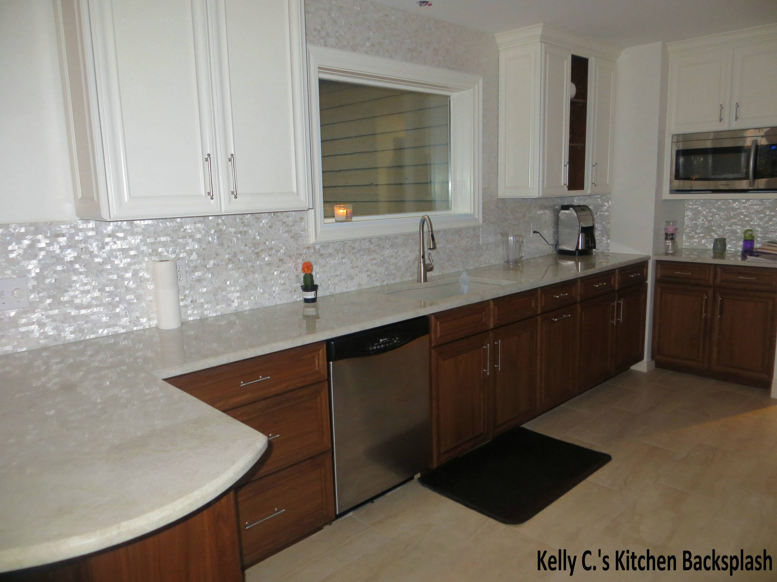 Mother Of Pearl Backsplash Houzz