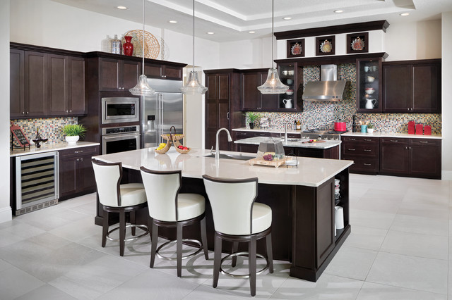 Amelia Luxury Model Interior Design Project Mediterranean Kitchen Tampa By Arthur