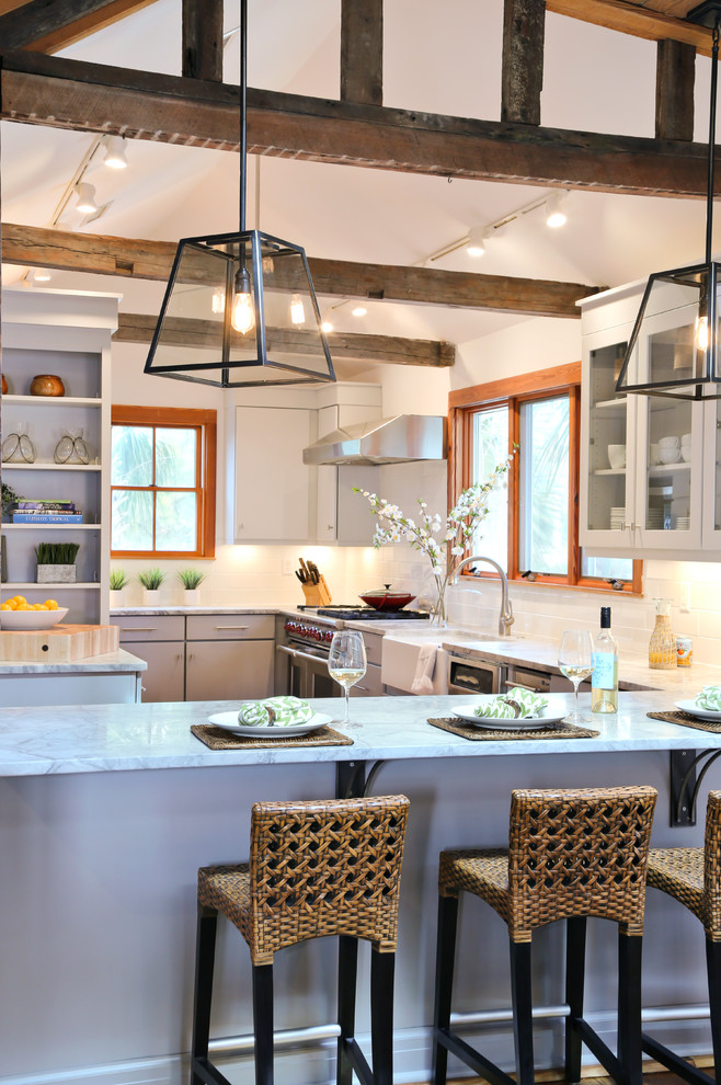 Inspiration for a coastal kitchen remodel in San Francisco
