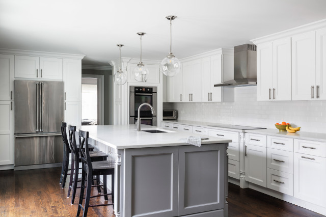 An Elegant Kitchen with Spectrum Quartz Countertops - Contemporary ...