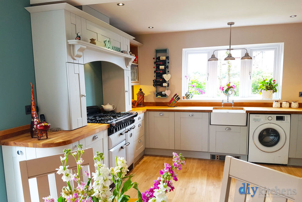 An Innova Linwood Dove Grey Shaker Kitchen Real Customer Kitchens