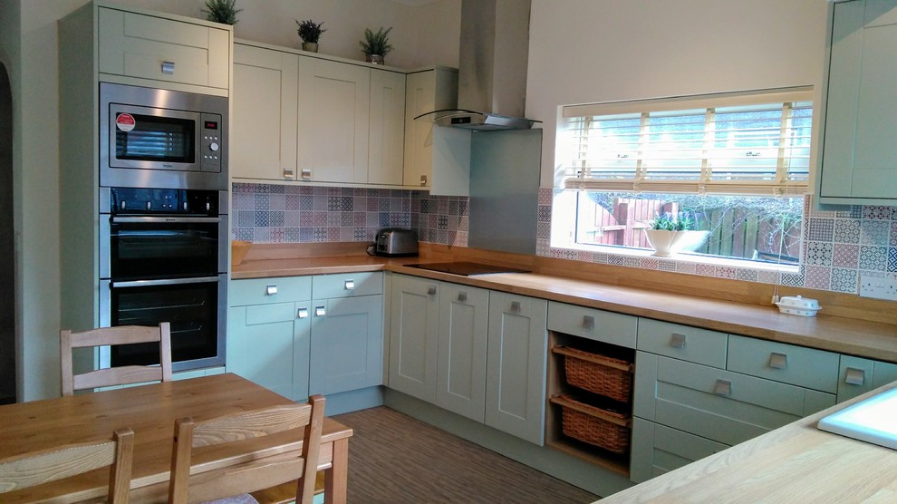 An Innova Linwood Sage Shaker Kitchen Real Customer Kitchens