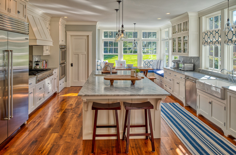 Andover Shingle Style - Traditional - Kitchen - Boston - by BDS Design