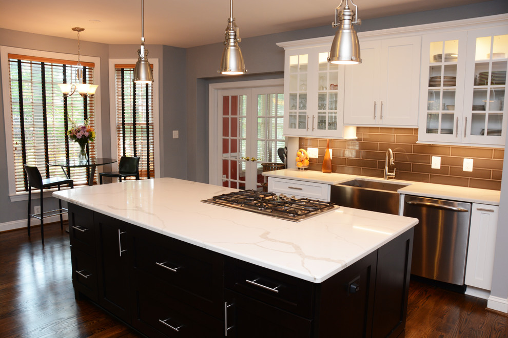 Annapolis, MD Black and White Kitchen Transitional Kitchen Baltimore by