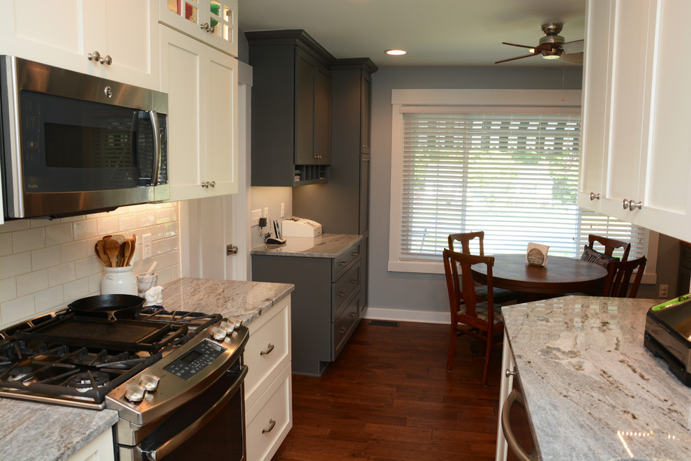 Annapolis, MD White and Gray Kitchen Traditional Kitchen Baltimore by