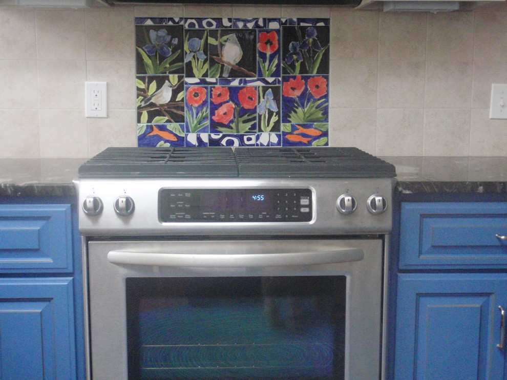 Kearney Majolica Mosaics Traditional Kitchen Richmond