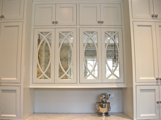 Antiqued Mirror Kitchen Cabinets - Contemporary - Chicago - by Karesh  Mirrors Unlimited, INC. | Houzz IE