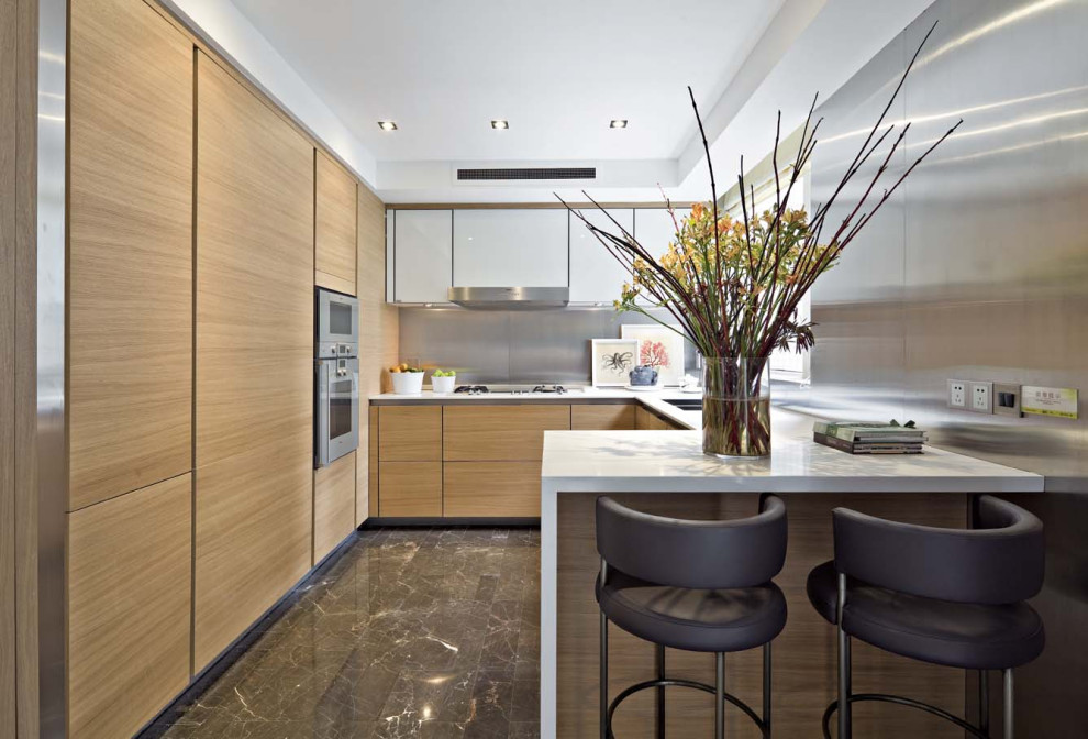 Apartment kitchen in Addis Ababa, Ethiopia Contemporaneo