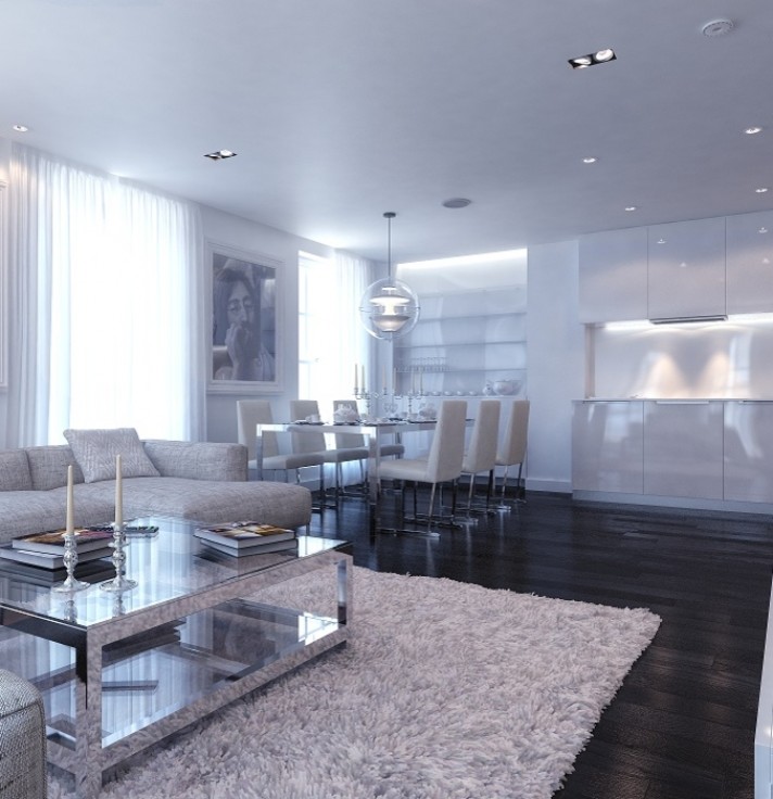 Apple Apartments Baker Street Contemporary Kitchen Hampshire by