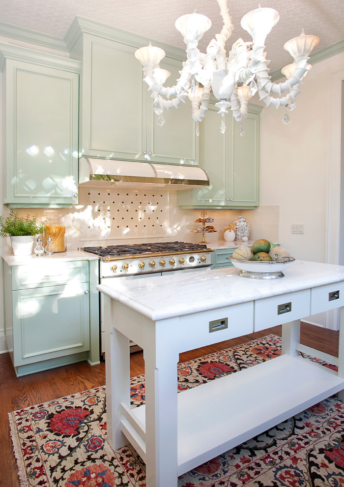 Eclectic kitchen photo in Portland