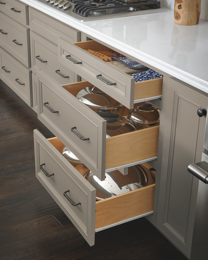 Aristokraft Three Drawer Base Transitional