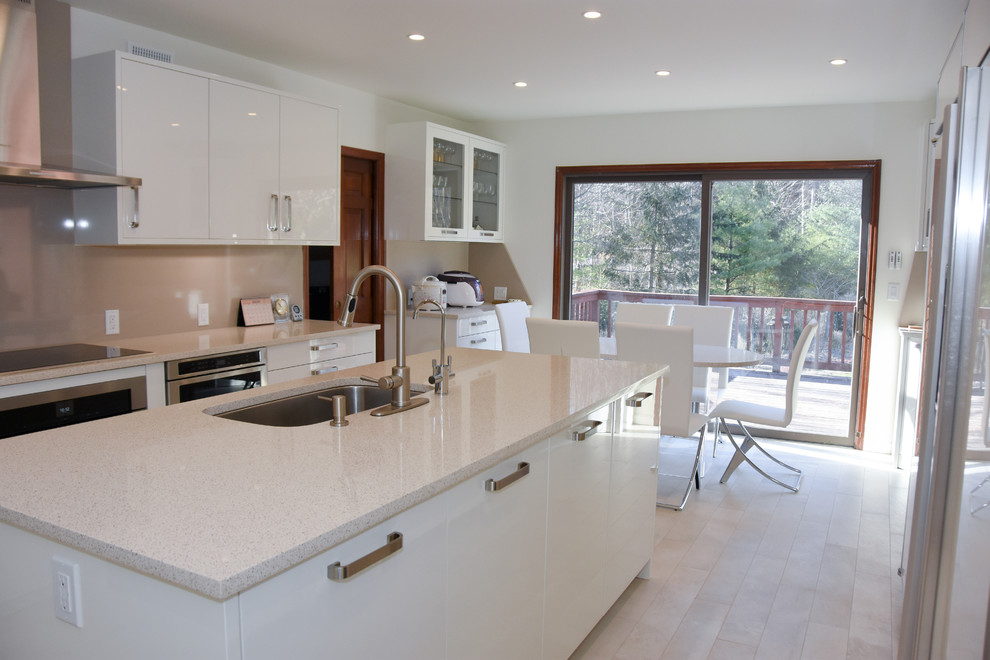 Armonk New York Modern Kitchen New York by Leicht Westchester