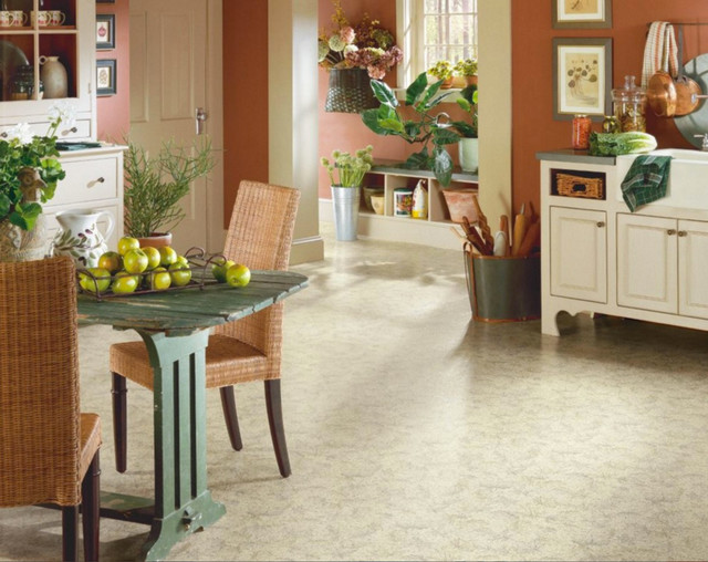 ArmstrongDuality Vinyl Sheet Flooring Montagne Cuisine Orange