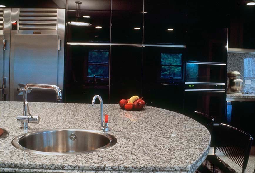 Art Collector's Chappaqua House Kitchen New York by Gail Green