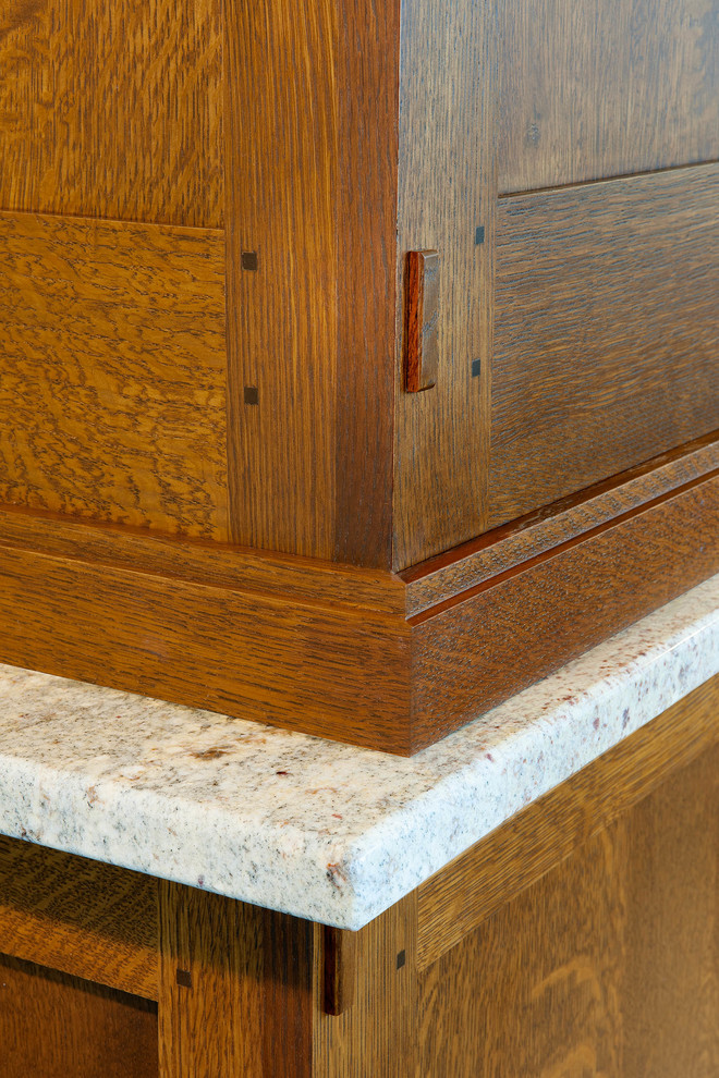 Arts & Crafts Designer Series Featuring Details in Maple Craftsman Kitchen Milwaukee by