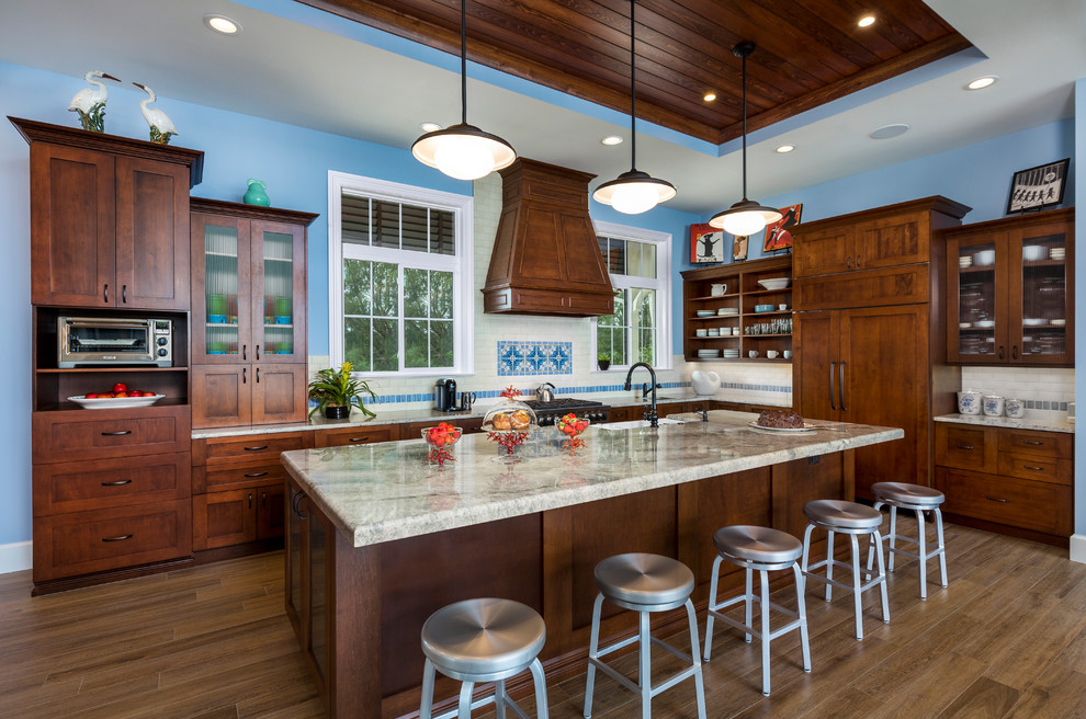 Arts and Crafts Kitchen Backsplash Craftsman Kitchen Detroit by