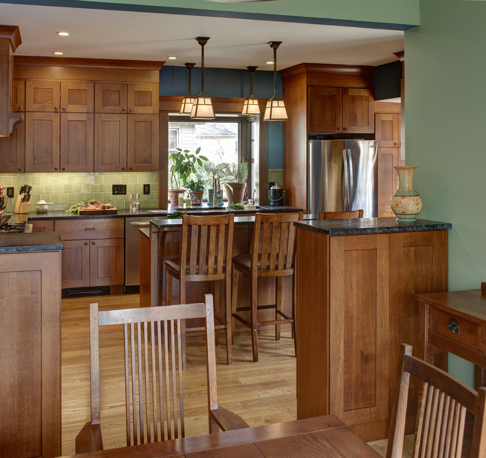 Arts and Crafts Kitchen - Craftsman - Kitchen - New York - by Tracey ...