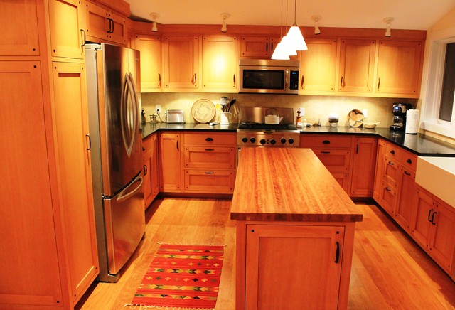 Arts and Crafts style Kitchen remodel and addition - Craftsman ...