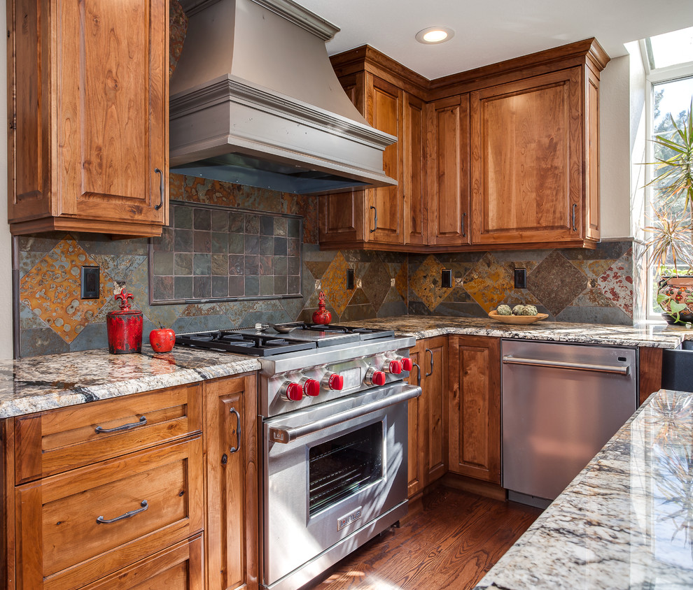 Arvada Colorado Kitchen Remodel Featuring a butlers pantry - Rustic