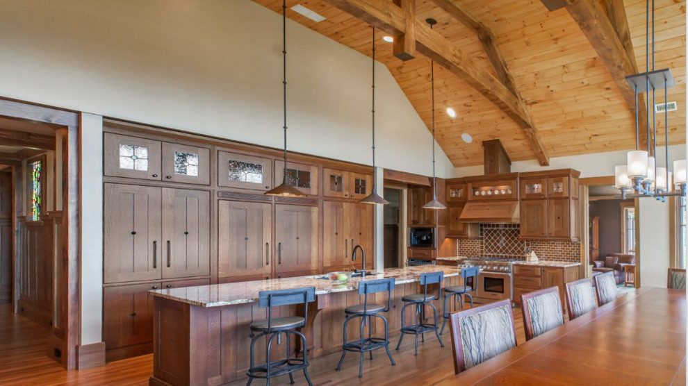 Asheville Custom Build Rustic Kitchen Other by Towery Builders