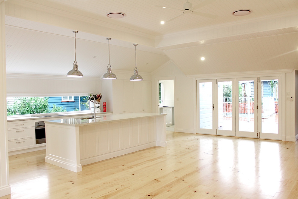 Ashgrove Queenslander Renovation Kitchen Brisbane by Cyber