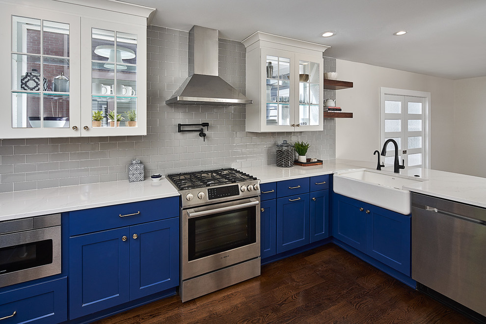 Ashland Ave Whole House Remodel Transitional Kitchen Charlotte