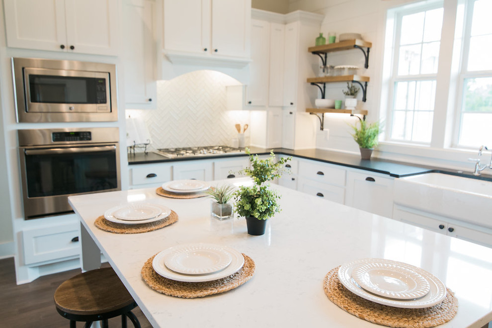 Ashville Farmhouse Kitchen Austin by Reece Homes, LLC Houzz